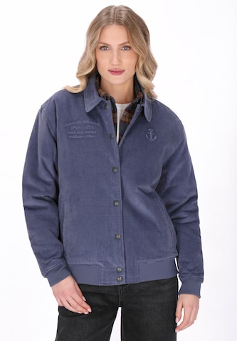 DreiMaster Vintage - Casaco meia-estação em azul: frente