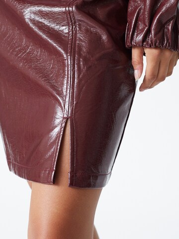 Jupe 'Posy' co'couture en rouge