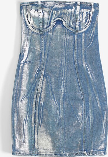 Bershka Robe en bleu, Vue avec produit
