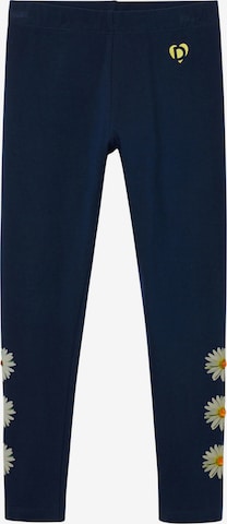 Desigual Skinny Leggings in Blauw: voorkant