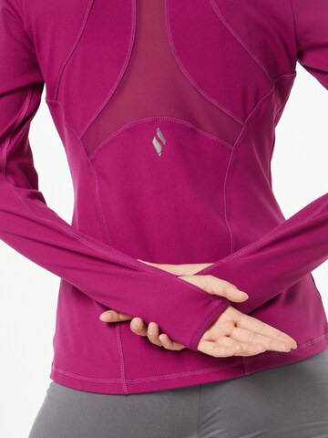 SKECHERS Sportief sweatvest in Lila