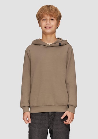 s.Oliver Sweatshirt in Bruin: voorkant