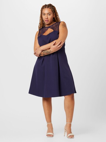 ABOUT YOU Curvy Kleid 'Frej' in Blau