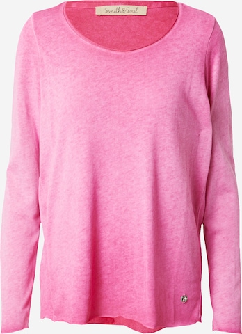 T-shirt Smith&Soul en rose : devant