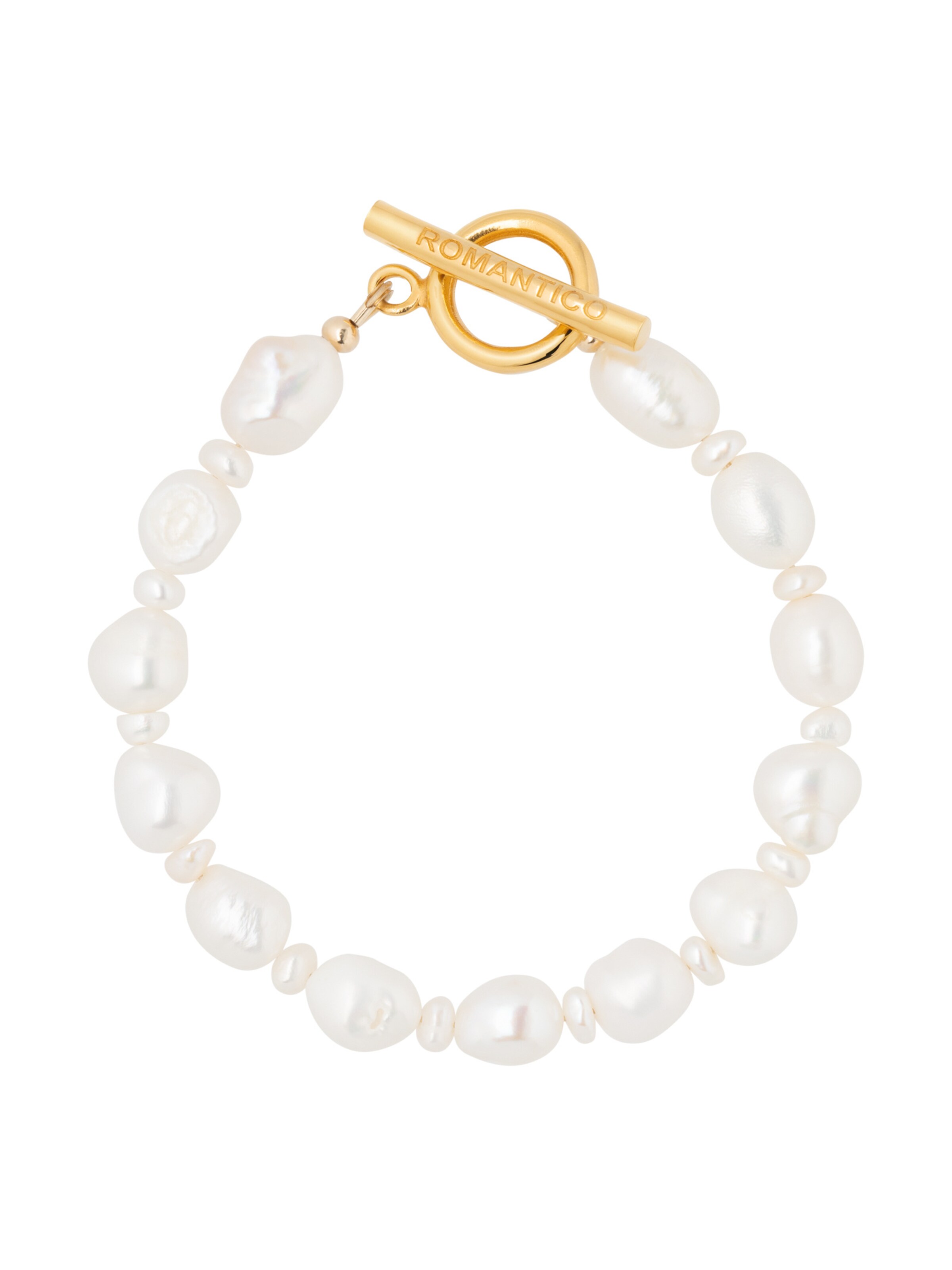 ROMANTICO ROMANTICO Bracelet 'Hadita' in White: front