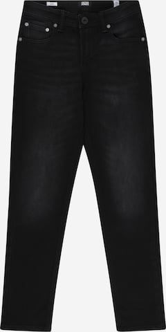 Jack & Jones Junior Slimfit Jeans 'Glenn' in Zwart: voorkant