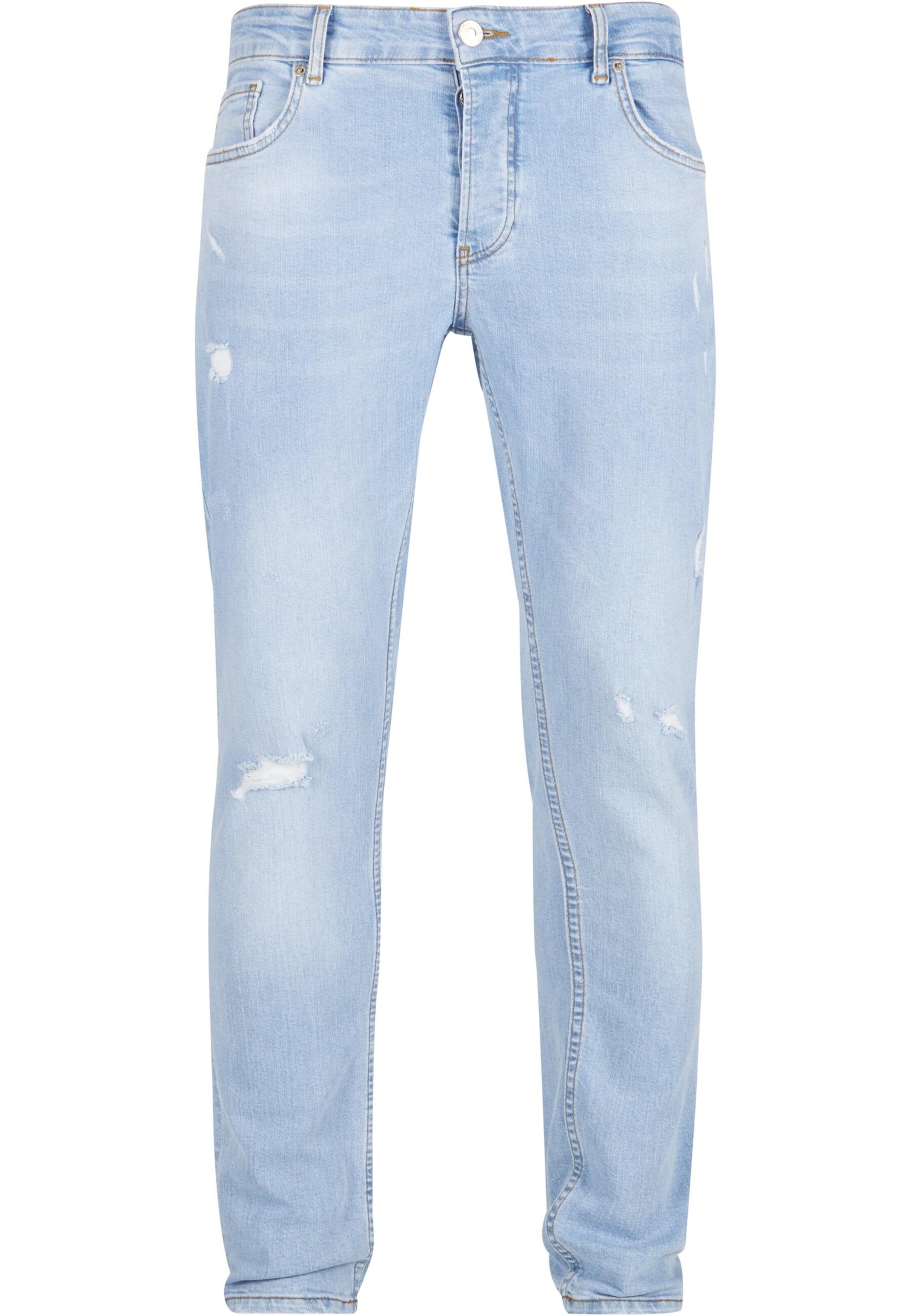 2Y Premium Slimfit Jeans in Blauw: voorkant