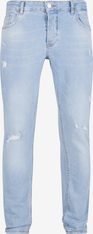 2Y Premium Slimfit Jeans in Blauw: voorkant