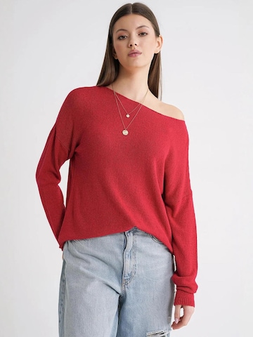Pullover 'Pullover' di MixRay in rosso: frontale