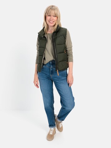 CAMEL ACTIVE Steppweste aus recyceltem Polyester in Grün