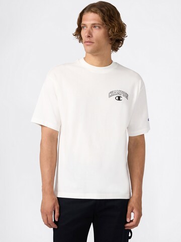 T-Shirt Champion Authentic Athletic Apparel en blanc