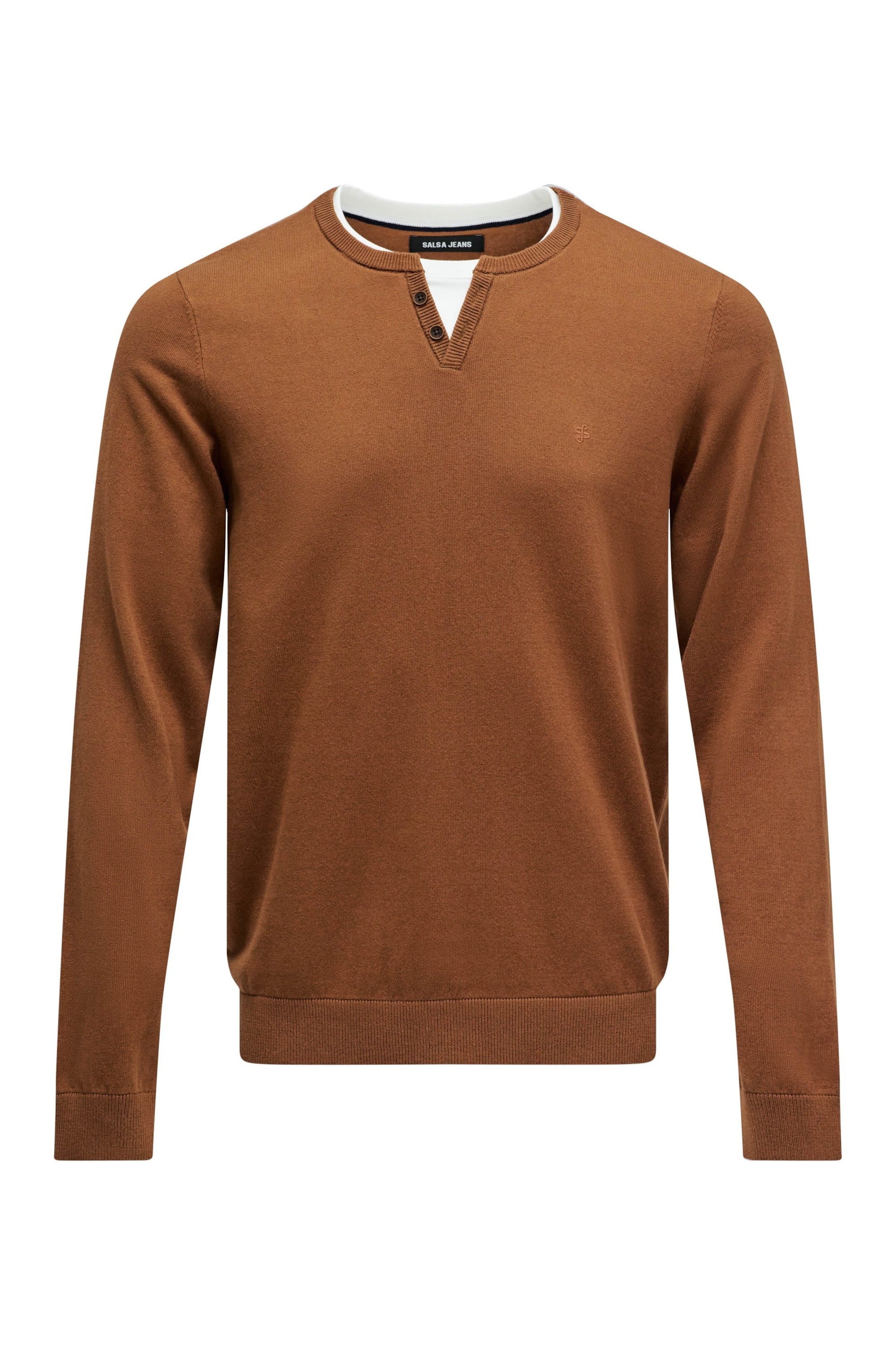 Salsa Jeans Pullover in Braun: Vorderseite