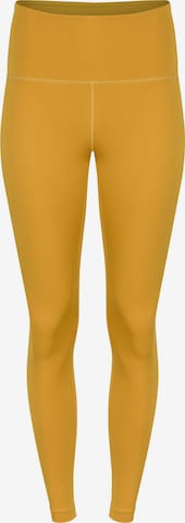 Boochen Skinny Leggings in Yellow: front