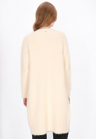 DreiMaster Vintage Strickmantel in Weiß