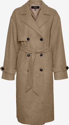 VERO MODA Between-Seasons Coat 'Fortune' in Brown: front