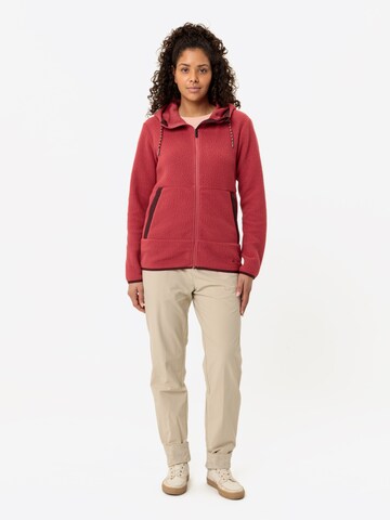 VAUDE Athletic fleece jacket 'Manukau' in Red