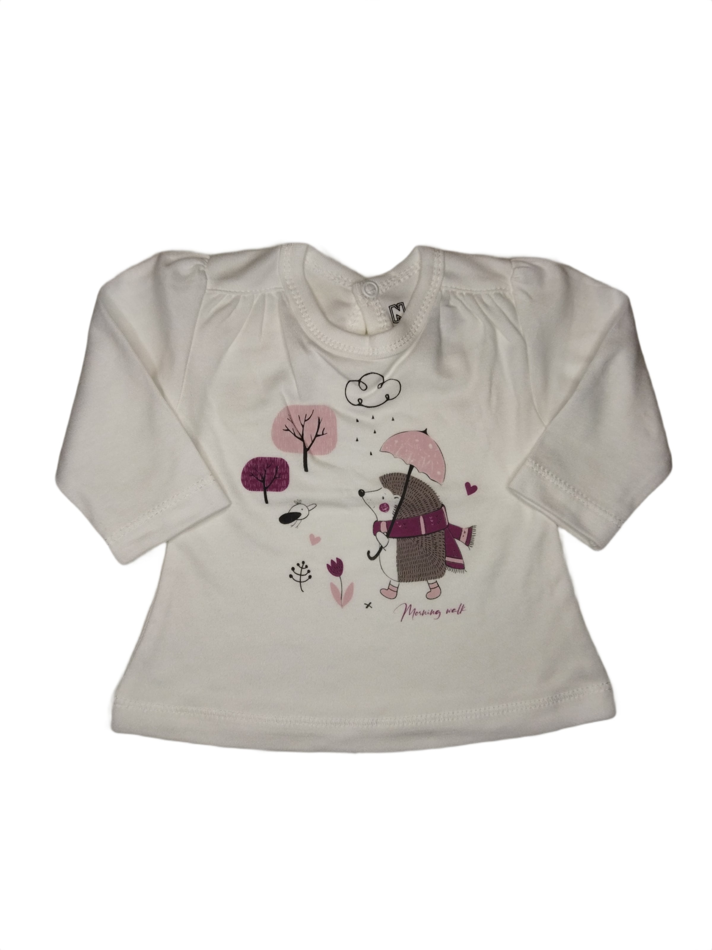 NINI Shirt in Wit: voorkant