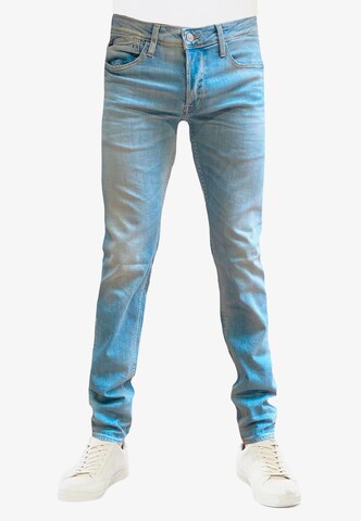 Le Temps Des Cerises Slim fit Jeans '700/11' in Blue: front