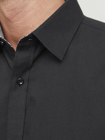 JACK & JONES Comfort fit Button Up Shirt 'Belfast' in Black