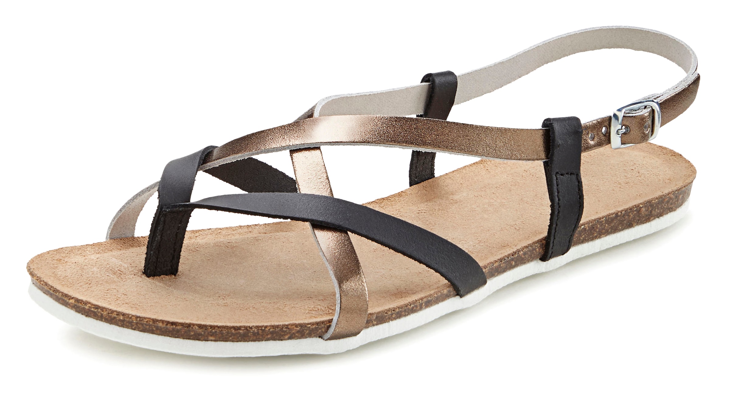 VIVANCE Σαγιονάρες διχαλωτές σε μαύρο: μπροστά