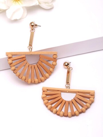 Boucles d'oreilles 'Giuliaina' AVANT-GARDE PARIS en marron