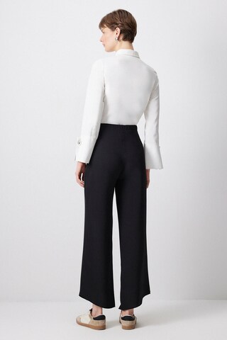 Touche Prive Wide Leg Hose in Schwarz