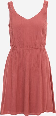 ONLY - Vestido de verano 'Karmen' en rojo: frente