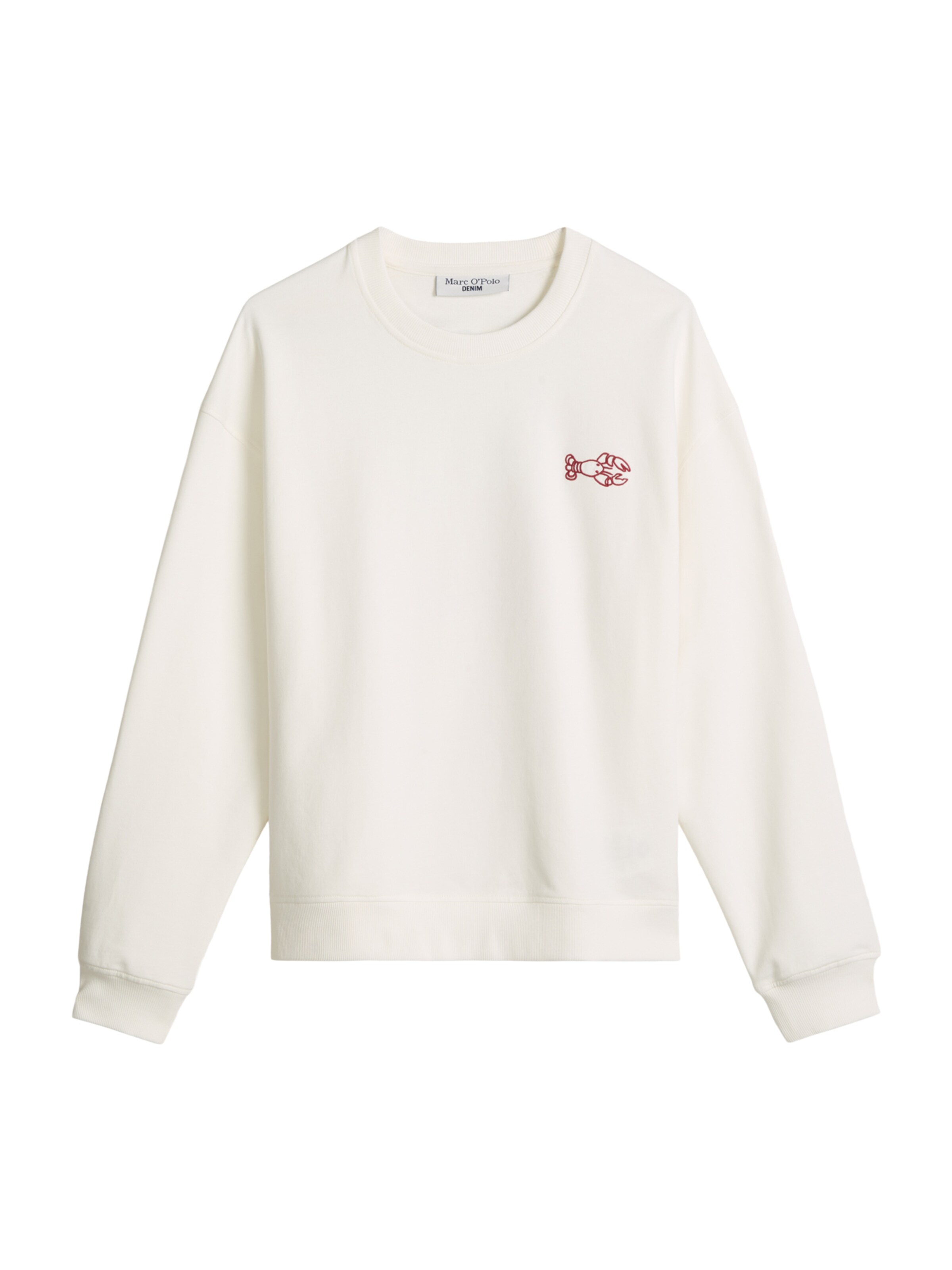 Marc O'Polo DENIM Sweatshirt in Weiß: Vorderseite