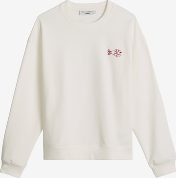 Marc O'Polo DENIM Sweatshirt in Weiß: Vorderseite