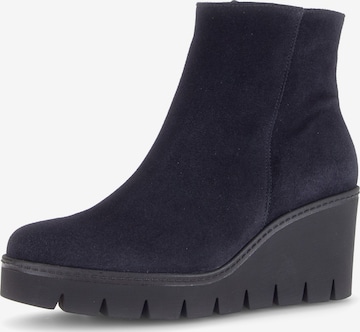 GABOR Ankle Boots in Blue: front