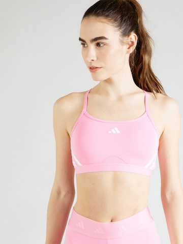 ADIDAS PERFORMANCE Bralette Sports Bra 'AERCT' in Pink: front