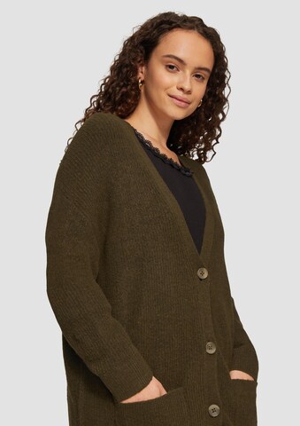 QS Gebreid vest in Bruin