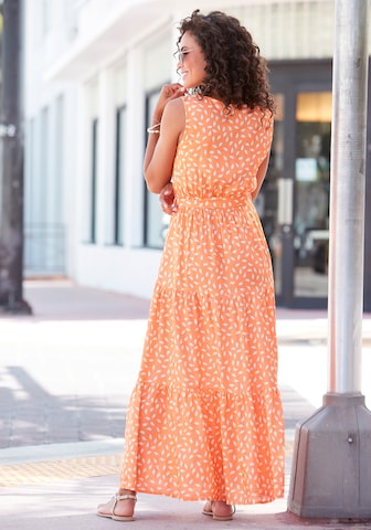 VIVANCE - Vestido de verano en naranja