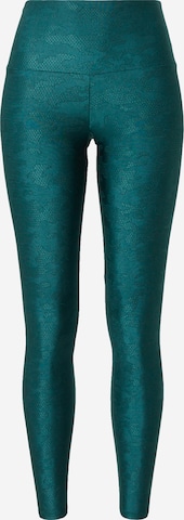 Onzie Skinny Workout Pants in Green: front