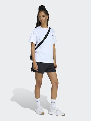 ADIDAS SPORTSWEAR - Camisa funcionais em branco: frente