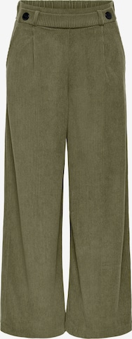 JDY Pleat-Front Pants 'JDYGeggo' in Green: front