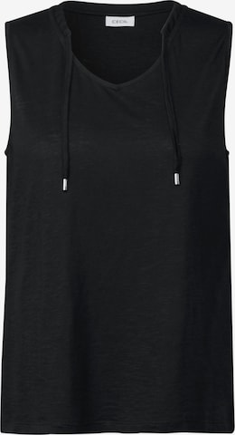 CECIL Top in Black: front