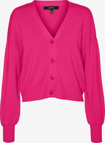 VERO MODA Knit cardigan 'NANCY' in Red: front