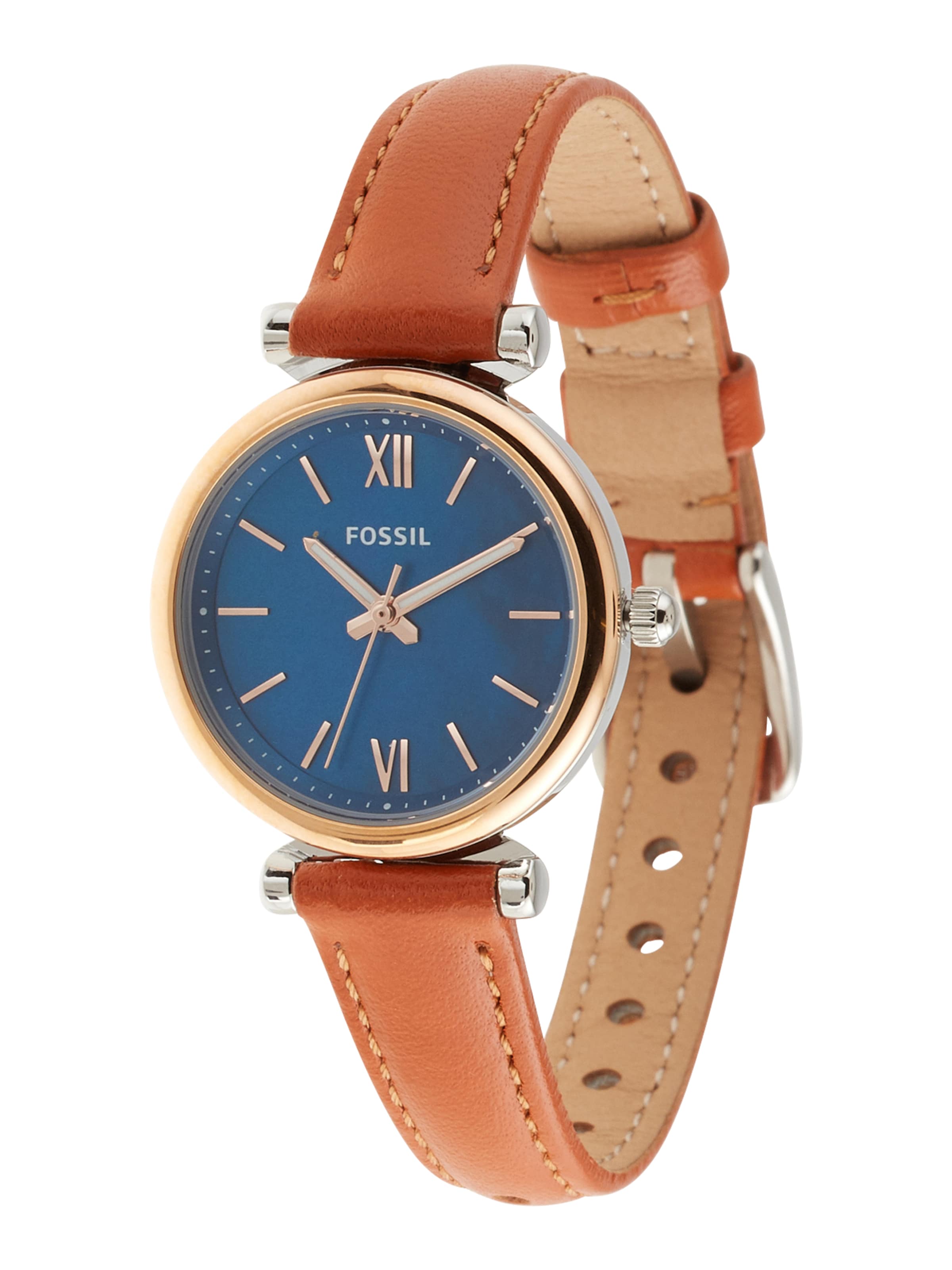 FOSSIL Uhr 'Carlie' in Braun: Vorderseite