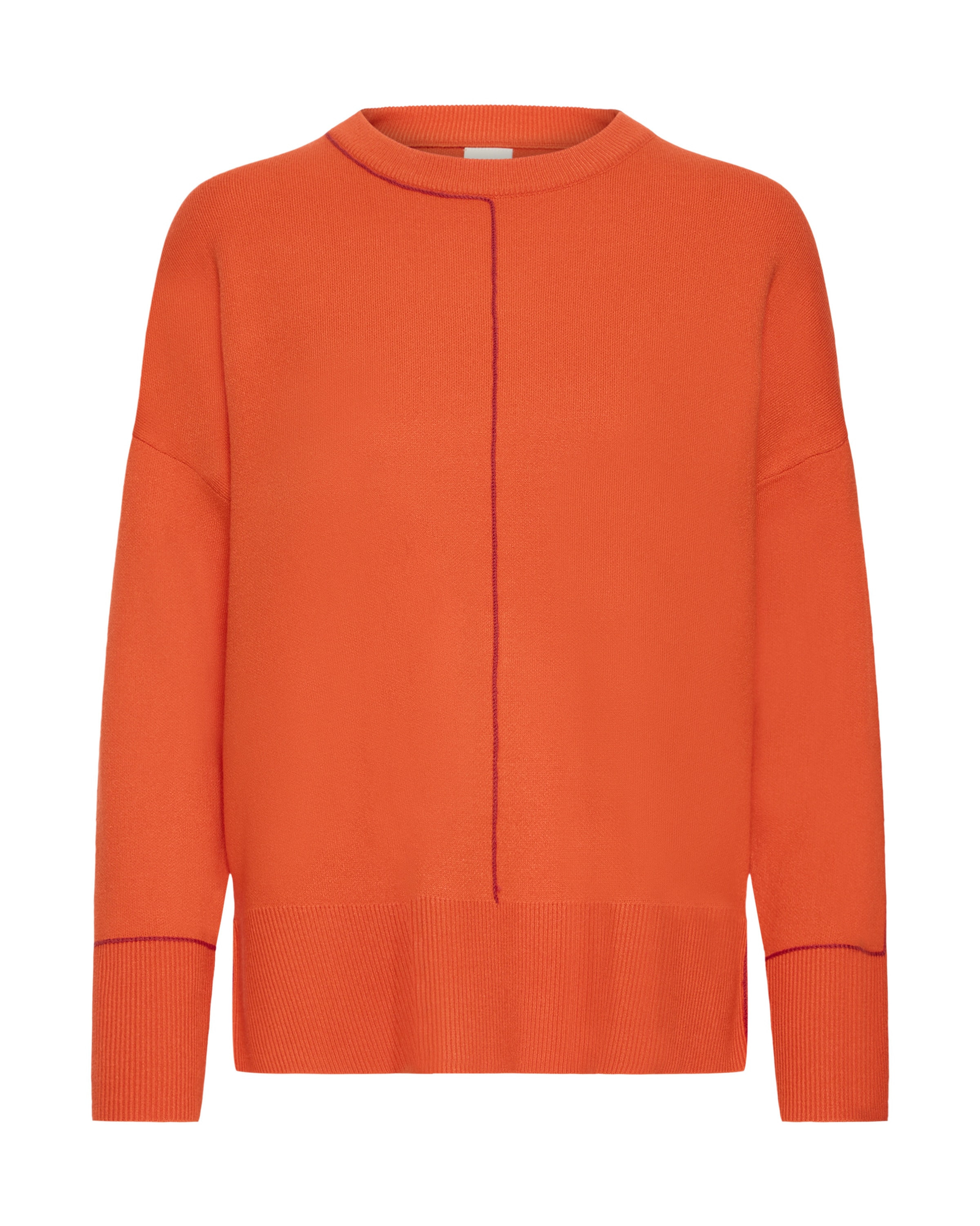 ICHI Sweater 'IHBallia' in Orange: front