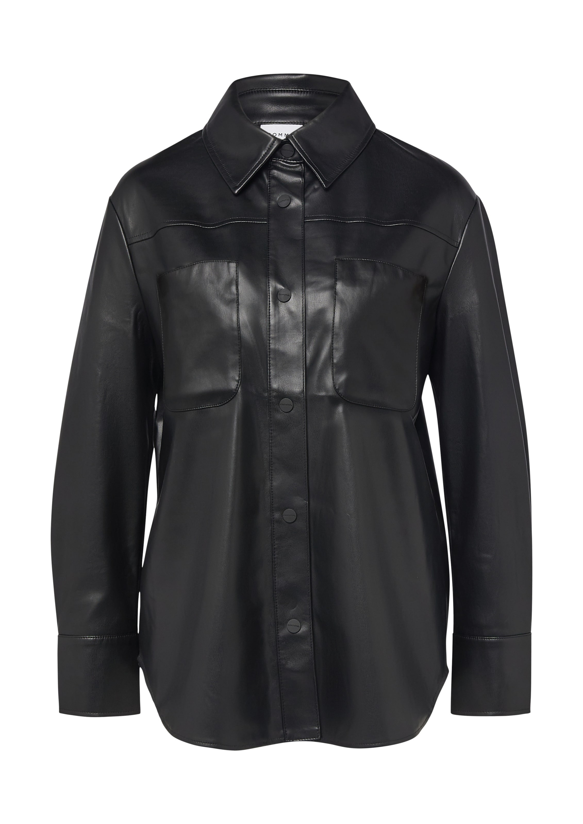 COMMA Tussenjas in Zwart: voorkant