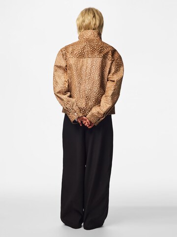 PIECES Between-season jacket 'ODA' in Brown