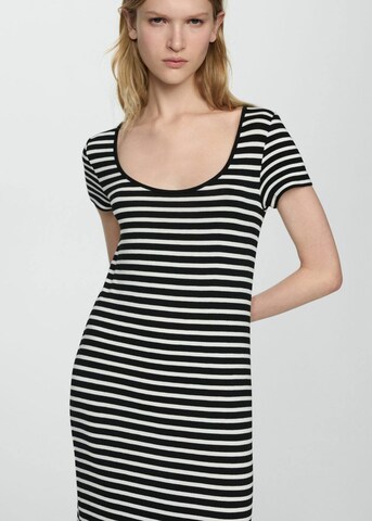 MANGO Jurk 'Venice' in Zwart