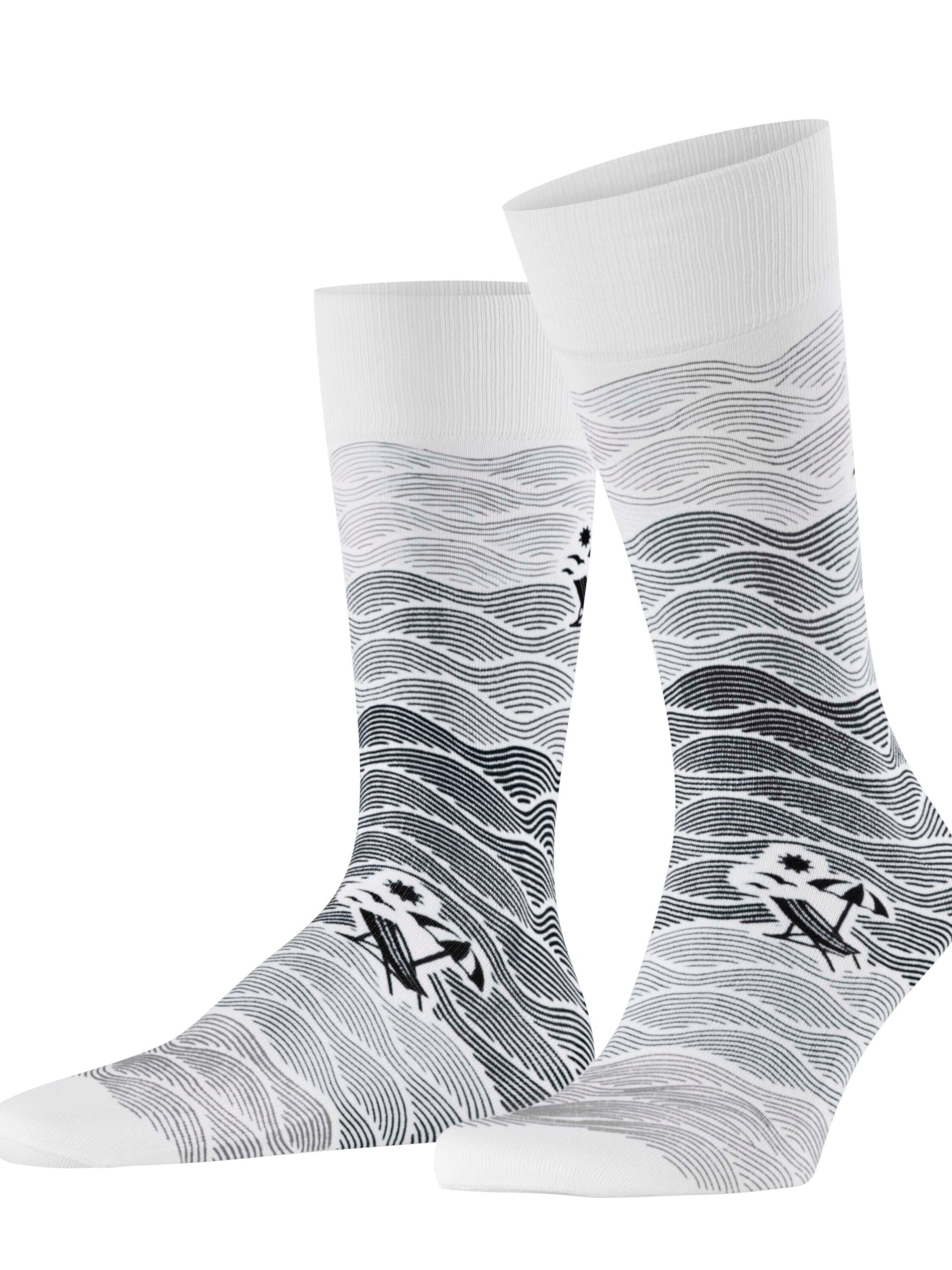FALKE Socken 'Plage'‌‌‌‌‌‌‌‌‌ in Schwarz: Vorderseite