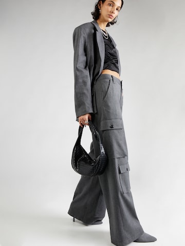 Wide leg Pantaloni cargo 'Mega' di G-Star RAW in grigio