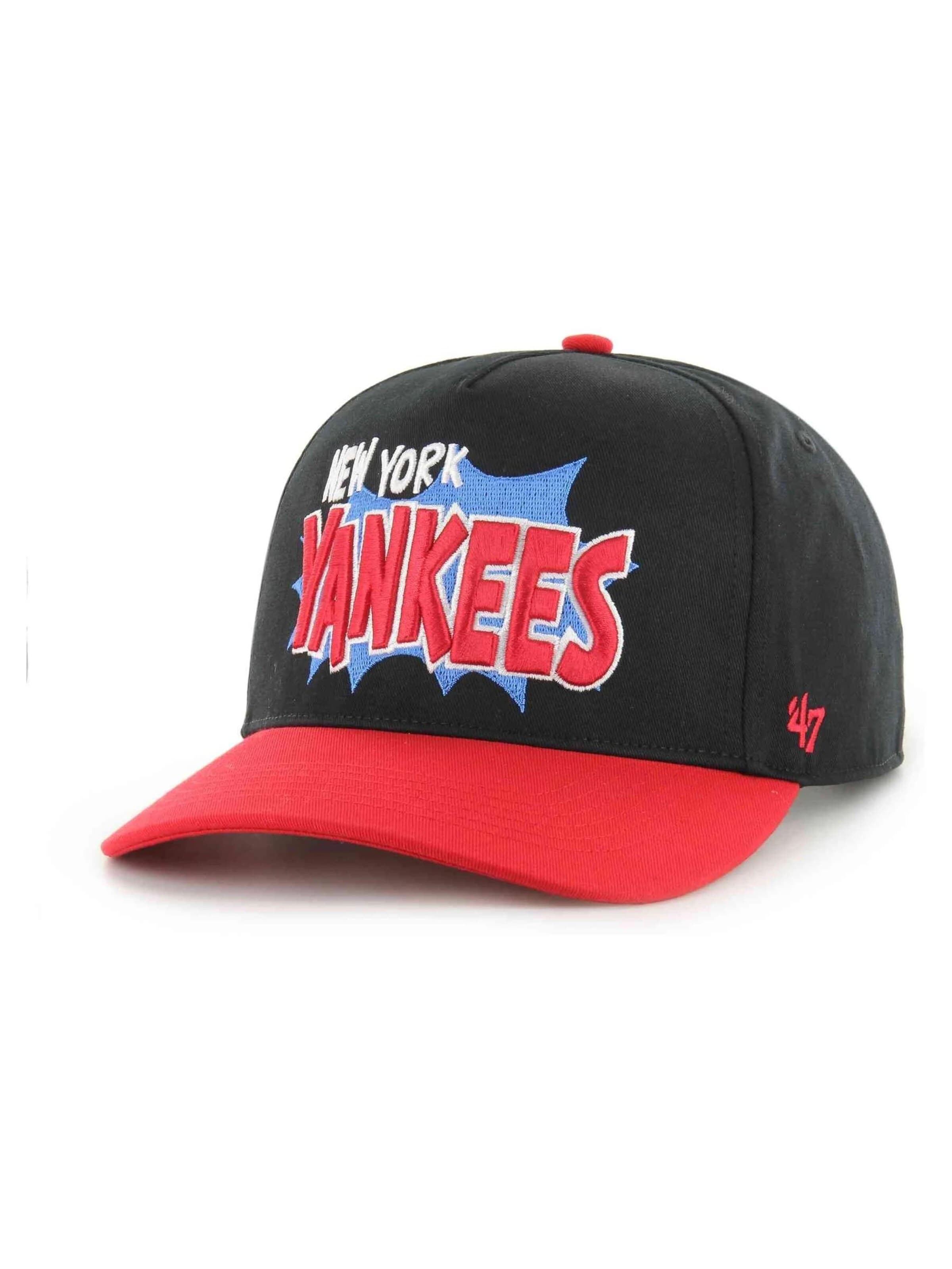 47 BrandŠilterica 'Gorra 47 brand negra yankees boom logo hitch cap' - crna boja: prednji dio