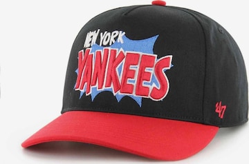 47 BrandŠilterica 'Gorra 47 brand negra yankees boom logo hitch cap' - crna boja: prednji dio