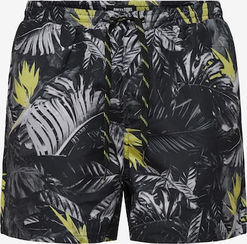Only & Sons Board Shorts 'Ted' in Black: front