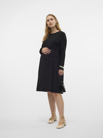 MAMALICIOUS Dress 'POLIA' in Black: front