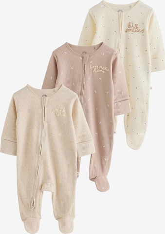 Barboteuse / body Next en beige : devant